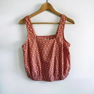 Women’s retro cropped tank top, size S